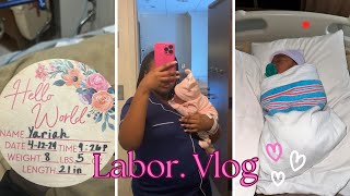 Labor amp Delivery Vlog💓 72hrs Of Labor Induced At 38Weeks Baby 1st Bath CSection Medicated Birth [upl. by Coltin]