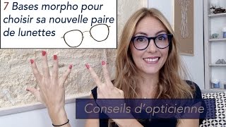 Comment choisir la bonne paire de lunettes Conseils dopticienne [upl. by Yr]