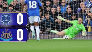 Everton 00 Newcastle United  Gwladys Street Reaction [upl. by Lucho596]