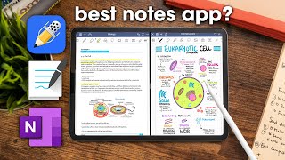 Best Note Taking App for iPad Notability vs Goodnotes 5 vs OneNote [upl. by Rayshell]