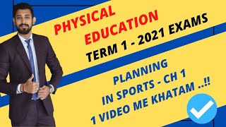 Planning in sports  Class 12  Physical education  One shot  Chapter 1 [upl. by Lednam]