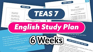 ATI TEAS English Study Plan [upl. by Ahsyia928]