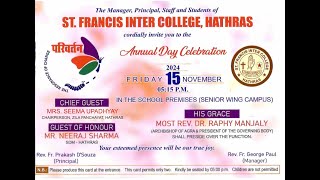 StFrancis Inter CollegeHathras Annual Day Celebration 2024 [upl. by Orianna869]