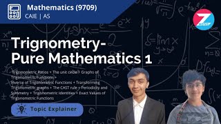 Trignometry  AS Level Pure 1 Mathematics  Topic Explainer  ZNotes [upl. by Neahs887]