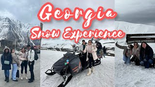 Snow Experience in Georgia Gudauri and Kazbegi Mountains [upl. by Neenej]