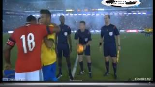 Respect Neymar accepts the Zúñigas apology for that bad tackle in the world cup 1080p HD [upl. by Akelahs355]