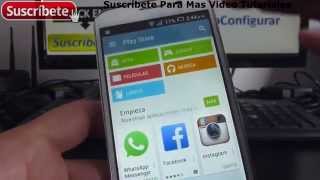 Alcatel Onetouch Pop C7 como descargar aplicaciones google play Español [upl. by Ahsykal]