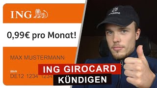 ING Girocard kündigen – ANLEITUNG Schritt für Schritt [upl. by Ynhoj]