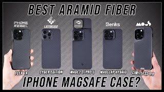 Whats the BEST Aramid Fiber iPhone MagSafe Case Hands On Review [upl. by Claudetta]