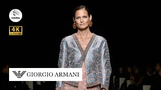 Défilé GIORGIO ARMANI PrintempsÉté 2025  New York [upl. by Nolrah721]