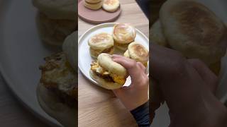 🤤🥯 Dali byste si je naslano nebo nasladko 🥹 milicooks vareni mcmuffin recept recipe [upl. by Nylra]