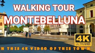 MONTEBELLUNA WALKING TOUR  ITALY  4K 2021 [upl. by Gaulin826]