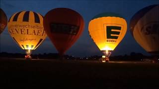 Ballonglühen beim Stadtfest Wesel [upl. by Ellennahs]