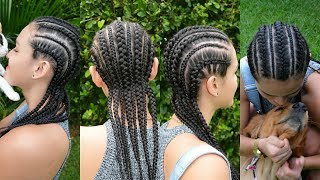 Cómo Hacer TRENZAS AFRICANAS Paso a Paso  🎀TRENZAS AFRICANAS Con KANEKALON para PRINCIPIANTES FÁCIL [upl. by Leahcir]