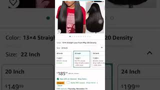 Thick straight Bob wig from Amazon MSGEM store 220 density meets any style you want [upl. by Gonta]