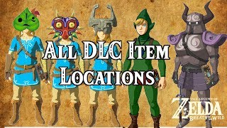 Zelda Breath of the Wild All NEW DLC Item Locations [upl. by Aihsinat]