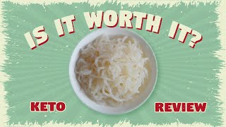 IS IT WORTH IT  Shirataki Noodles 白滝  Keto Review [upl. by Megen]