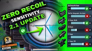 BGMI Scope Setting 2x 3x 4x 6x 8x  New Best Sensitivity Settings and Controls in 2022  0 Recoil [upl. by Elleret]