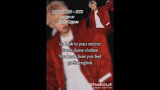 MIC DROP  BTS lyrics micdrop rm bts shorts shortsfeed lyrics lyricqueen [upl. by Aglo918]