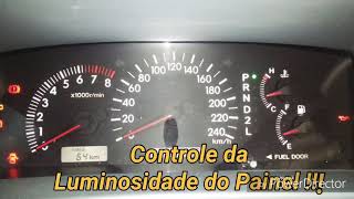 Painel do Corolla SEG luminosidade [upl. by Adhern504]