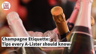 Champagne Etiquette Tips every ALister should know [upl. by Duong]