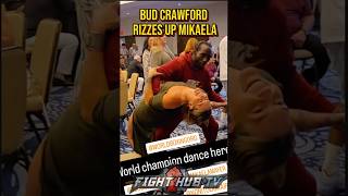 Terence Crawford SAUVE dance moves with Mikaela Mayer [upl. by Stimson916]