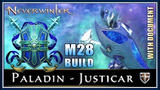 New Paladin Tank Build for Any Content  Best Gear amp Powers for Surviving  Neverwinter M28 [upl. by Brechtel]