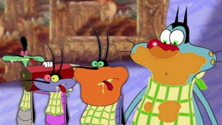 हिंदी Oggy and the Cockroaches 🤤 भोजन Hindi Cartoons for Kids [upl. by Pollock]