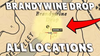 Red Dead Online Brandywine Drop Treasure Map All Locations [upl. by Jari]