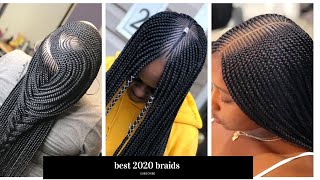 💖🔥🔥🔥2020 Amazing Cornrows Braided Hairstyles That will Blow your mind Protective braids [upl. by Kahle279]