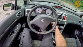 2007 Peugeot 307 II 20 HDi 16V FAP 136HP 0100 POV Test Drive 1813 Joe Black [upl. by Imiaj]