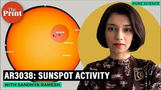 Sunspot AR3038 grows rapidly [upl. by Favata]