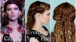 Katniss Everdeens Catching Fire Capitol Party Hairstyle [upl. by Enyamrahs]