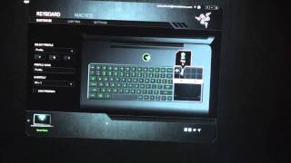 Razer Blade Switchblade User Interface Panel Handson [upl. by Yttak705]