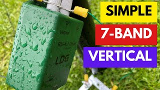 Ham Radio Easy Vertical MultiBand Antenna 4010 Metres [upl. by Trevethick]