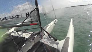 foiling onboard f101 [upl. by Eeldivad221]