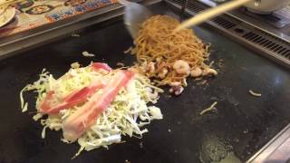 How to Cook Japanese Okonomiyaki Hiroshima Style GenkiJapannet [upl. by Solomon632]