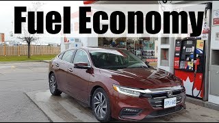 2022 Honda Insight  Fuel Economy MPG Review  Fill Up Costs [upl. by Aihcsrop]