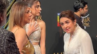 Hania Amir Yumna Zaidi Arsalan Naseer amp Maya Ali at LUX Style Awards 2023 [upl. by Zorine]