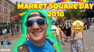 Market Square Day 2018  Portsmouth NH  Vlog23 [upl. by Yecad600]