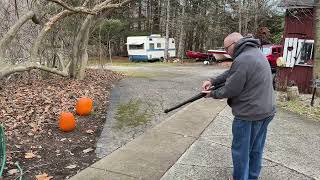 Stoeger P3000 meets pumpkin [upl. by Tarttan]