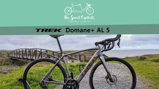 Trek Domane AL 5 EBike Review  feat HyDrive Hub Motor  Shimano 105  55 Mile Range  Disc Brakes [upl. by Eeresed]