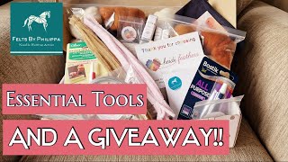 A Heidifeathers GIVEAWAY of ESSENTIAL TOOLS  Helping You With Your Needle Felting Needs [upl. by Nosde38]