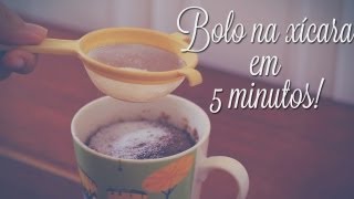 Bolo na xícara em 5 minutos [upl. by Aihtnamas]