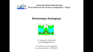 Electronique Analogique  Transistor bipolaire partie 1 [upl. by Aneehsit348]