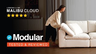 Modular Configuration Review on Malibu Cloud Couch [upl. by Damalas957]