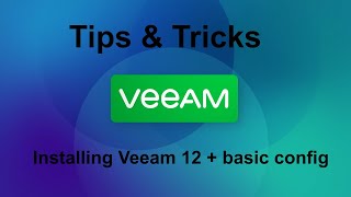 Veeam 12 Tips amp Tricks  Install Veeam 12 MYSQL DB  POST CONFIG [upl. by Kristen]