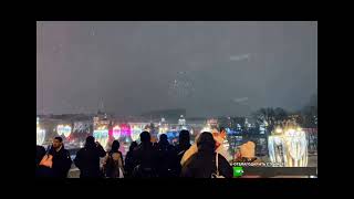 Moscow New Year 2024 Fireworks Speed 025x [upl. by Eimile963]