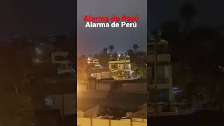 alarma sismica de Perú [upl. by Sayer]