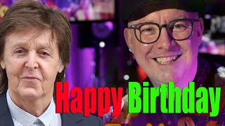 Paul McCartney Happy Birthday SONG  Piano Man  LIVE MUSIC  Martyn Lucas MartynLucasInvestor [upl. by Lasiaf]